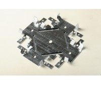 KNAUF Соединитель крестообразный одноуровневый 3447 (КРАБ) для CD профиля