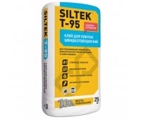 Клей быстротвердеющий для плитки и камня SILTEK T-95/25кг Клей быстротвердеющий для плитки и камня SILTEK T-95/25кг