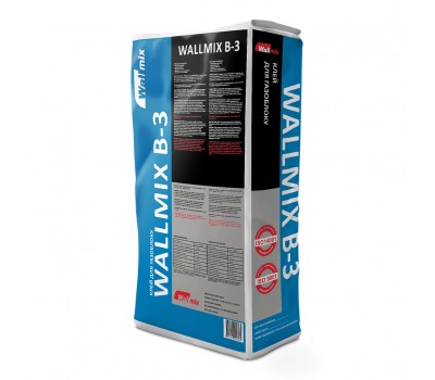 Wallmix B-3 клей для газоблоку, 25кг Wallmix B-3 клей для газоблоку, 25кг