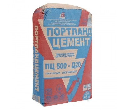 Цемент М-500 Д20, 25кг