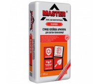 MASTER SUPER универсальный клей для приклеивания и армирования теплоизоляции, 25кг MASTER SUPER универсальный клей для приклеивания и армирования теплоизоляции, 25кг