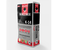 Wallmix К-14 клей для керамогранита и теплых полов, 25кг Wallmix К-14 клей для керамогранита и теплых полов, 25кг