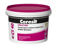 CERESIT CT-40 БАЗА краска структурная акриловая, 10л CERESIT CT-40 БАЗА краска структурная акриловая, 10л