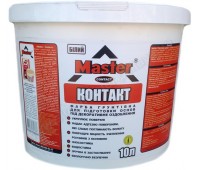 MASTER CONTACT грунт-краска для основы под декоративную штукатурку, 10л