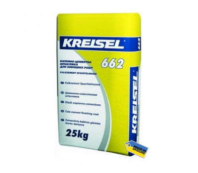 Kreisel 662 - шпаклевка известково-цементная, 25кг