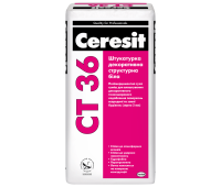 CERESIT СТ-36 штукатурка декоративная структурная , 25кг CERESIT СТ-36 штукатурка декоративная структурная , 25кг