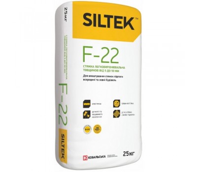 SILTEK F-22 - легковыравнивающаяся стяжка пола толщиной 5 - 50 мм SILTEK F-22 - легковыравнивающаяся стяжка пола толщиной 5 - 50 мм