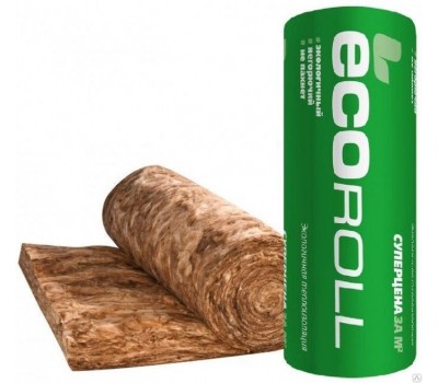 Минеральная вата KNAUF ЭКОРОЛЛ TR044 20м² (2x50)x1220x8200мм