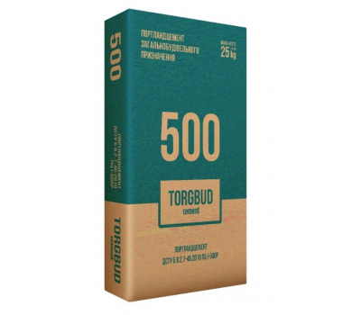Цемент М-500 Д-0 TORGBUD Polimin, 25кг